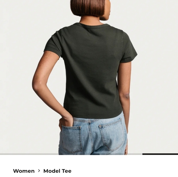 GETTEES Womens Green Easy Crew T-Shirt L - Picture 5 of 9